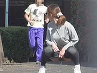 ジョギンガー隠撮 隠れる間もないオープン野ション 壱