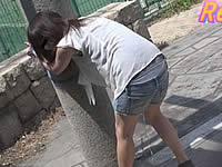 トイレ限界我慢女かっさらい 放置観察おもらし